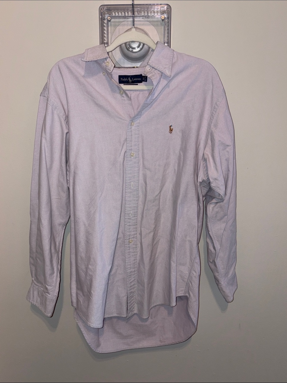 Ralph Lauren Men's Button-Down Oxford Shirt in Lavendar